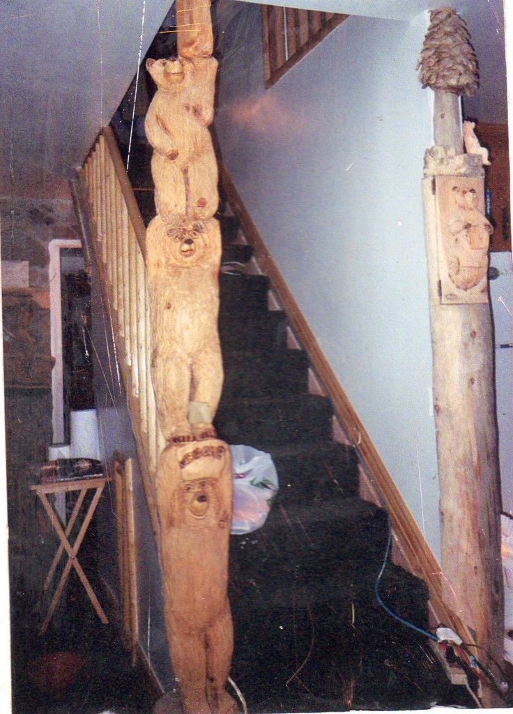 custom carving indoors